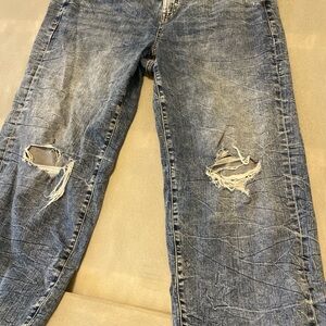 Torrid Women's Perfect Wide Leg Vintage Stretch Size 18R EUC Light Wash Denim